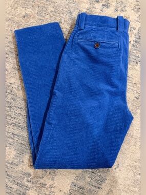 Brooks Brothers Royal Blue Corduroy Trousers